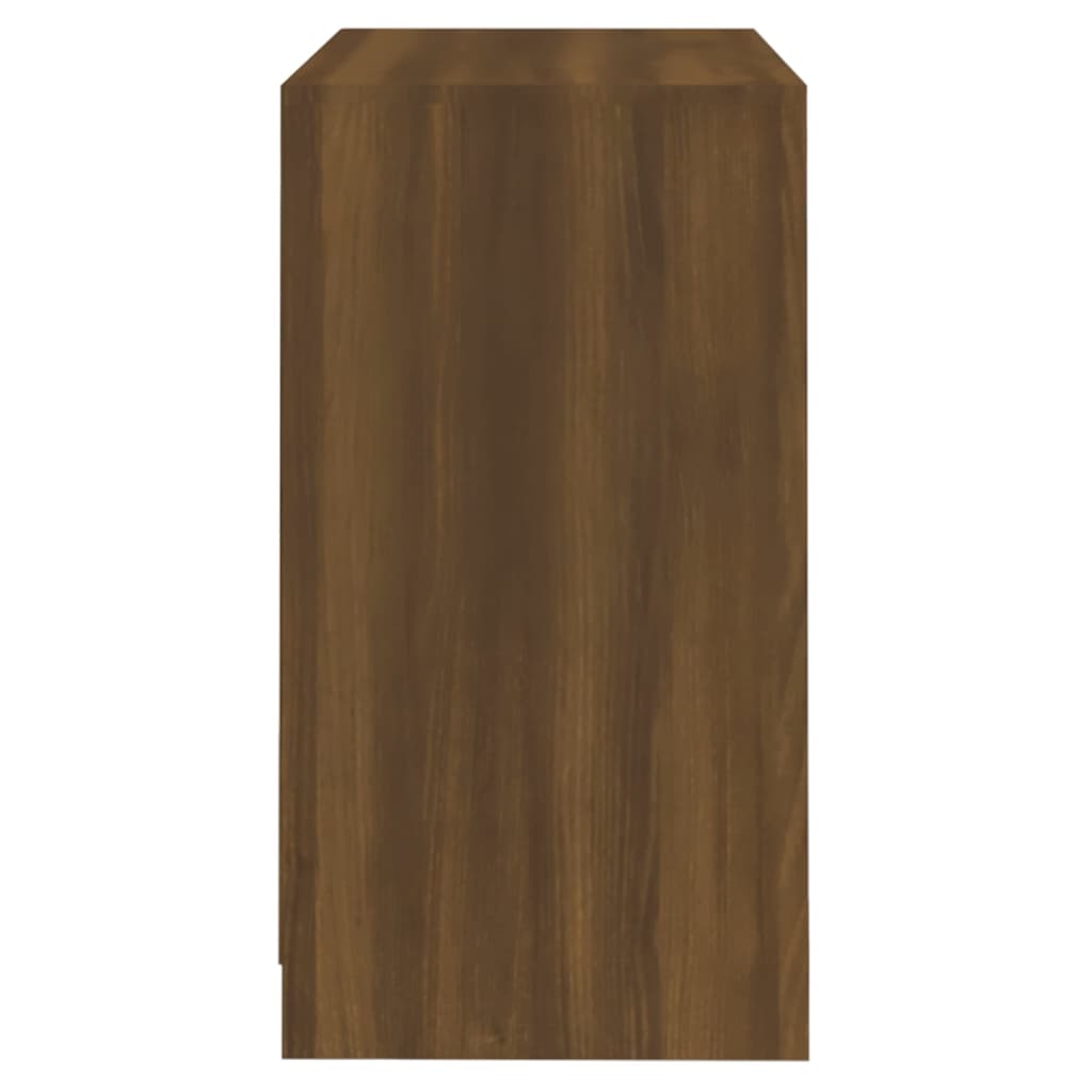vidaXL Dressoir 70x41x75 cm bewerkt hout bruin eikenkleur