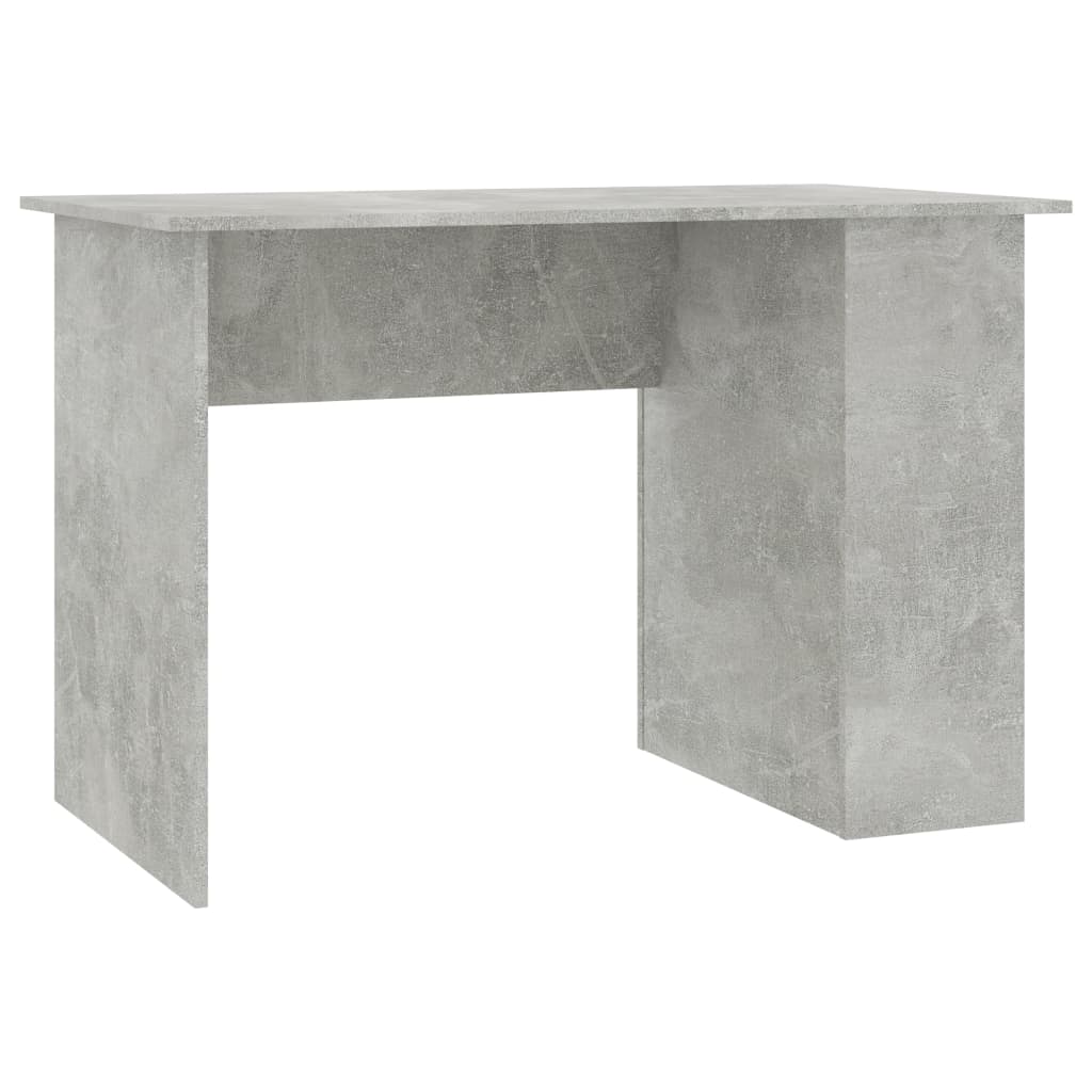 vidaXL Bureau 110x60x73 cm spaanplaat betongrijs