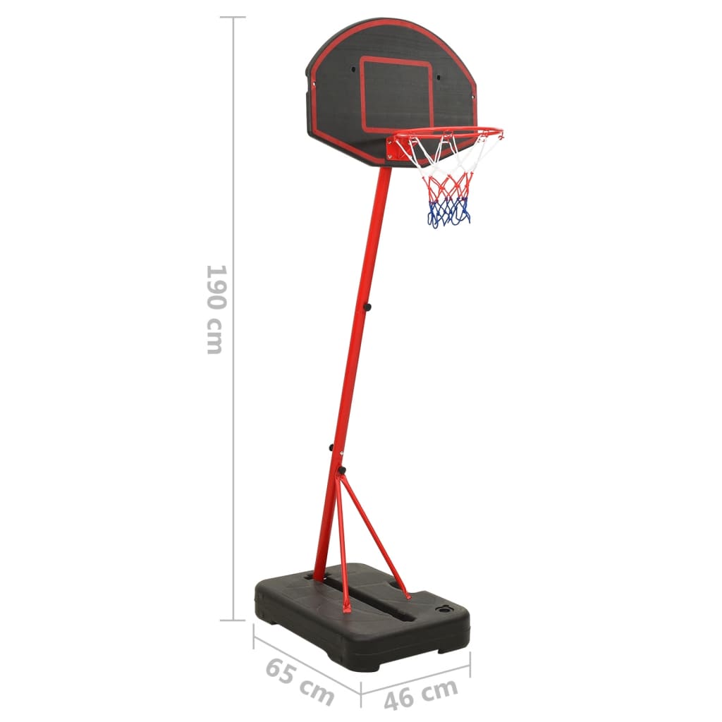 vidaXL Kinderbasketbalset verstelbaar 190 cm