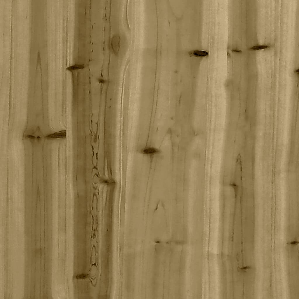 vidaXL 4-delige Loungeset met kussens geïmpregneerd grenenhout