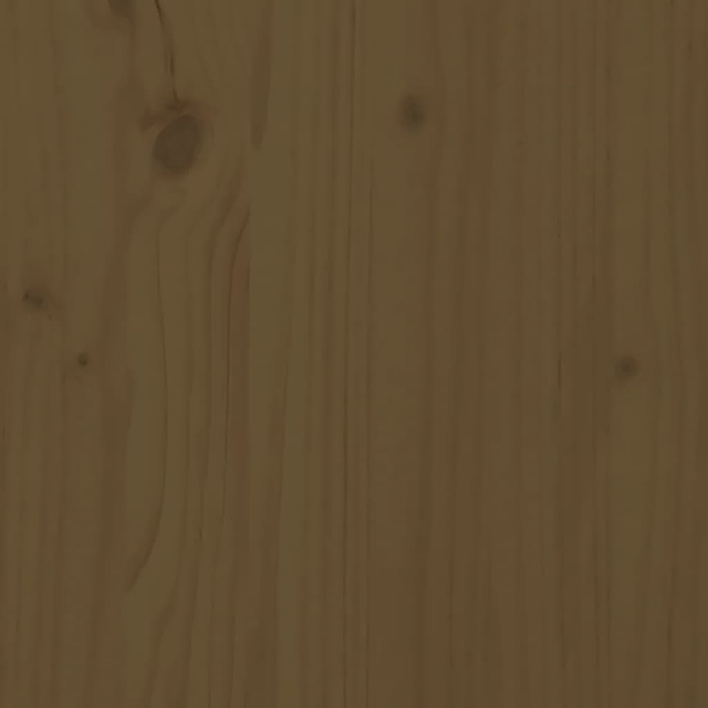 vidaXL Compostbak 63,5x63,5x77,5 cm massief grenenhout honingbruin