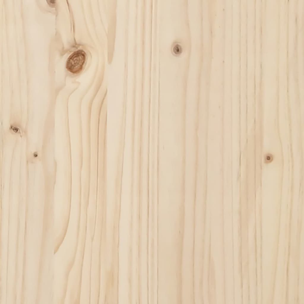vidaXL Bureau 110x50x75 cm massief grenenhout