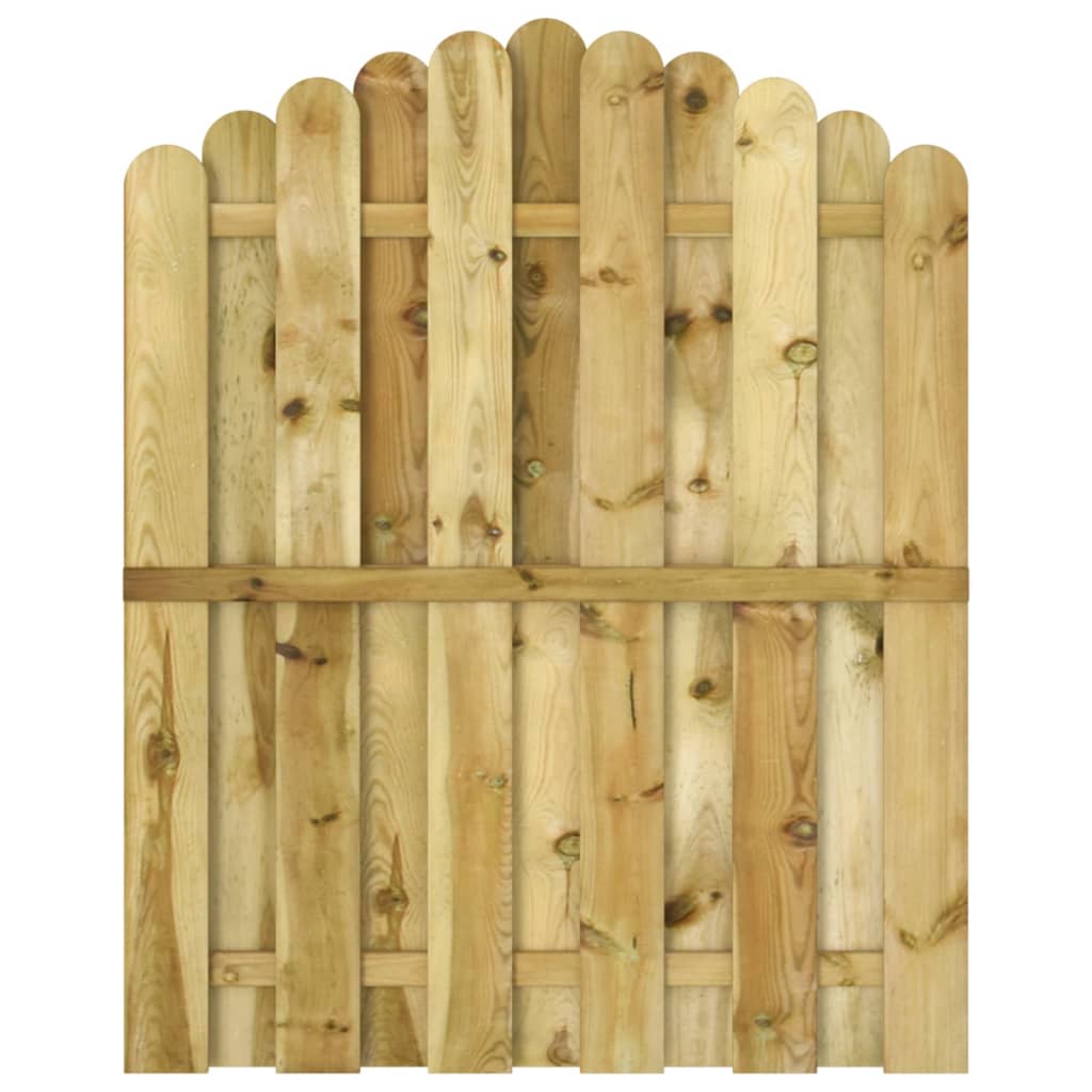 vidaXL Poort 100x125 cm geïmpregneerd grenenhout