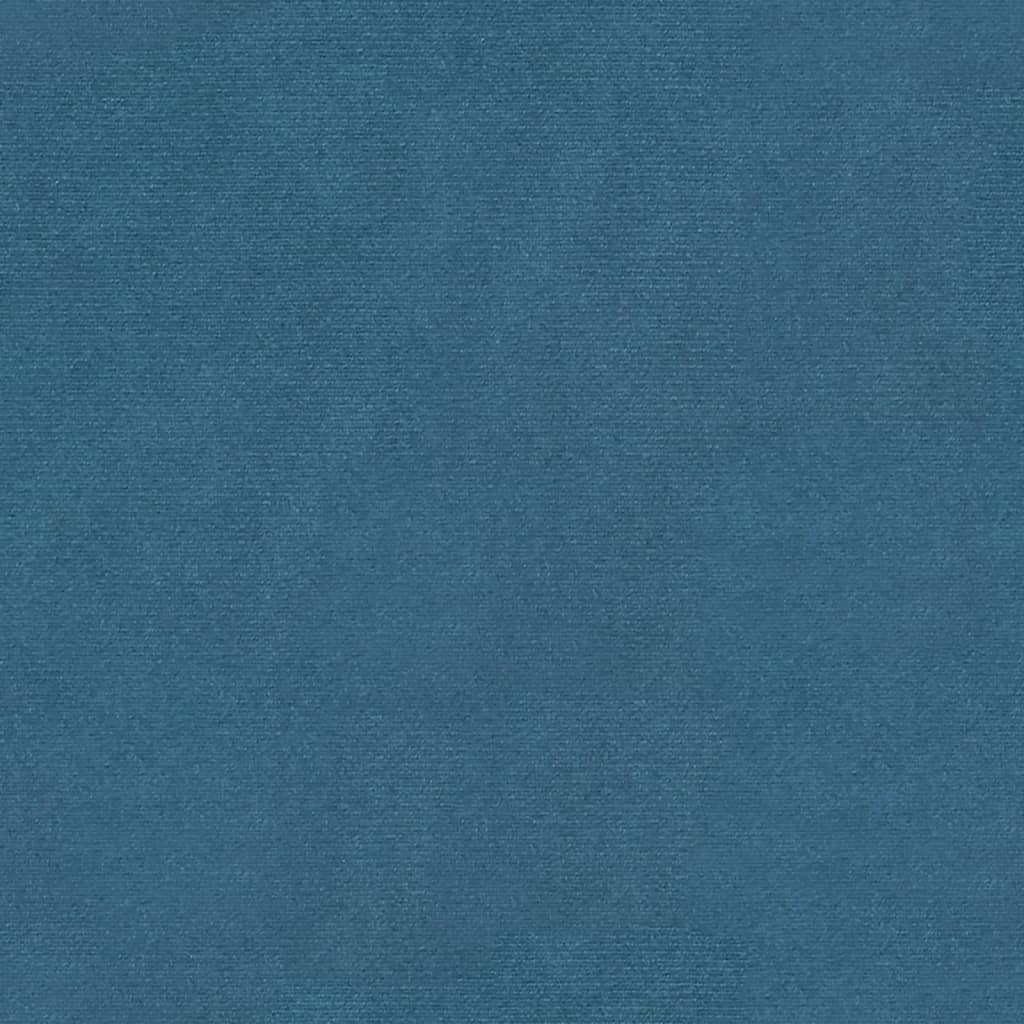 vidaXL Eetkamerstoelen 2 st 62x59,5x100,5 cm fluweel blauw