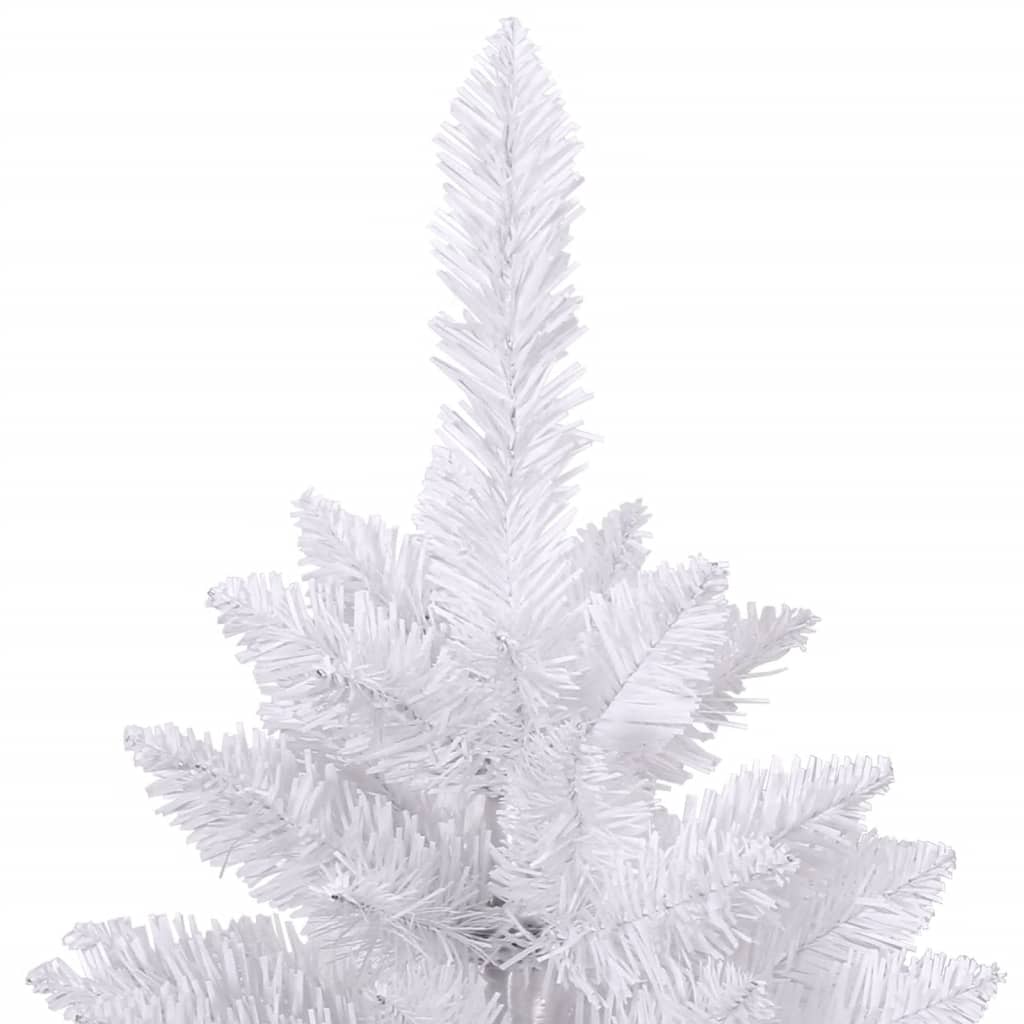 vidaXL Kunstkerstboom met scharnieren en standaard 150 cm wit