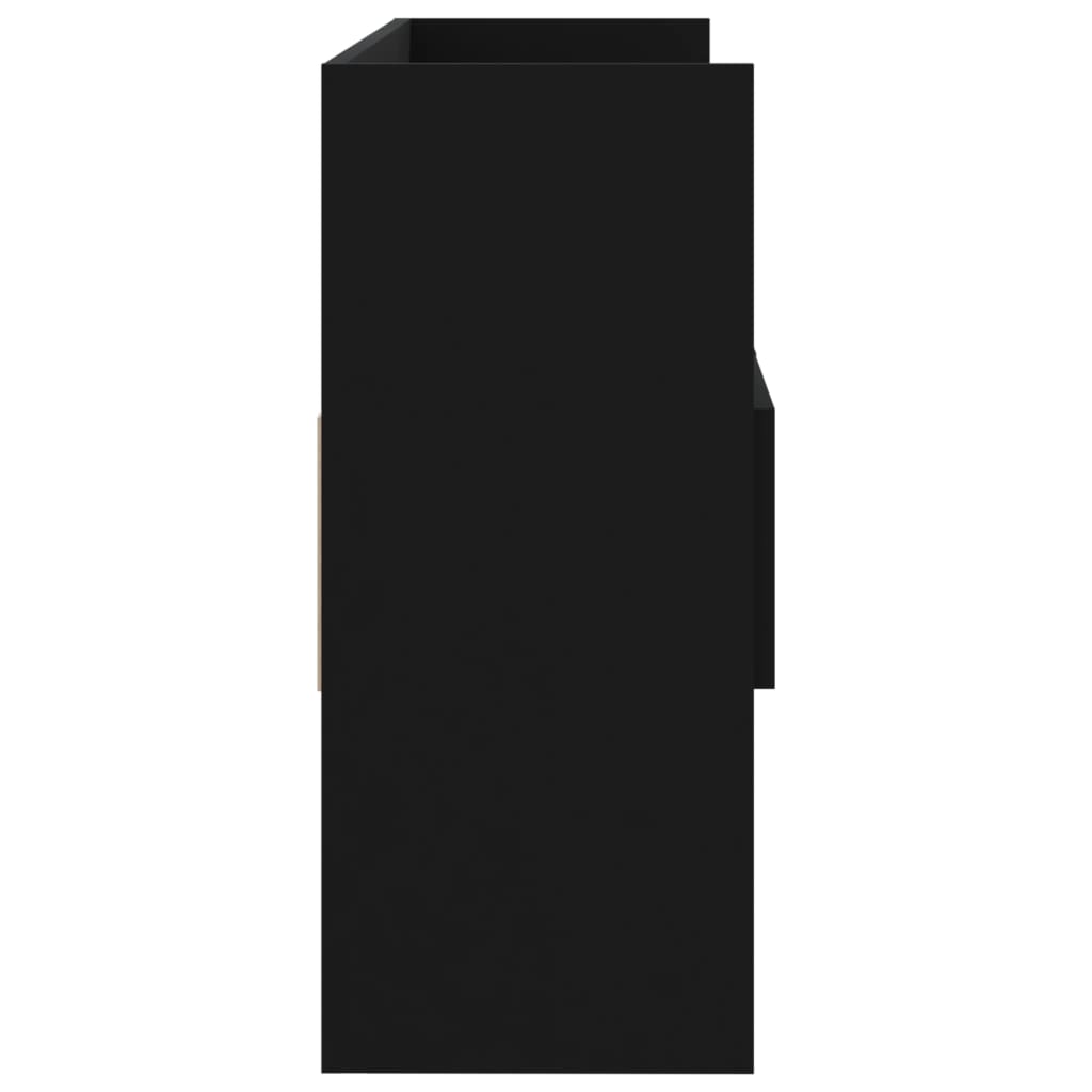 vidaXL Dressoir 105x30x70 cm spaanplaat zwart