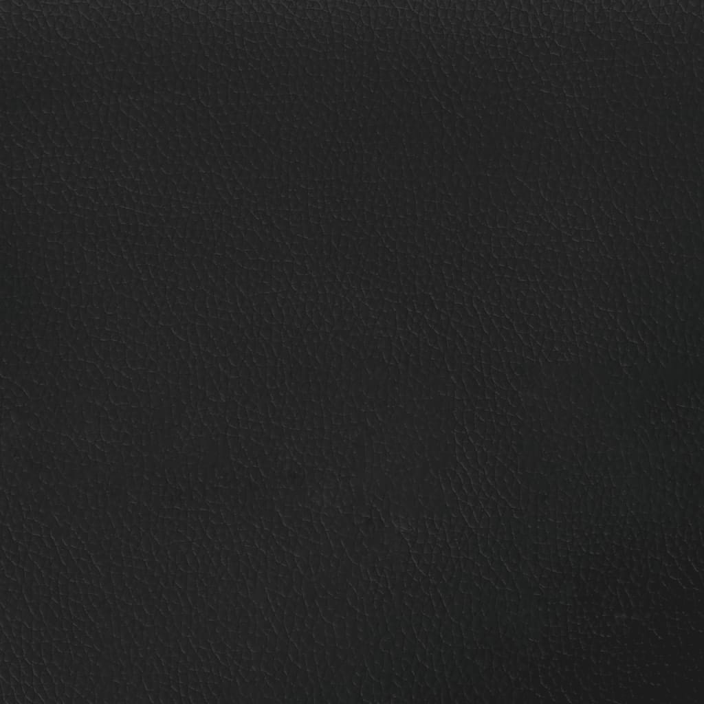 vidaXL Bedframe met hoofdbord kunstleer zwart 180x200 cm