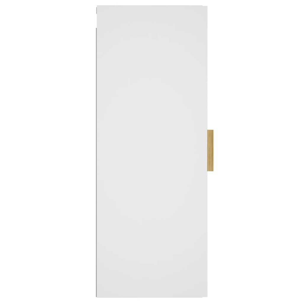 vidaXL Wandkast 34,5x34x90 cm bewerkt hout wit