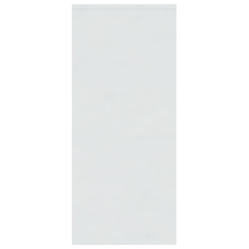 vidaXL Dressoir 102x33x75 cm spaanplaat hoogglans wit