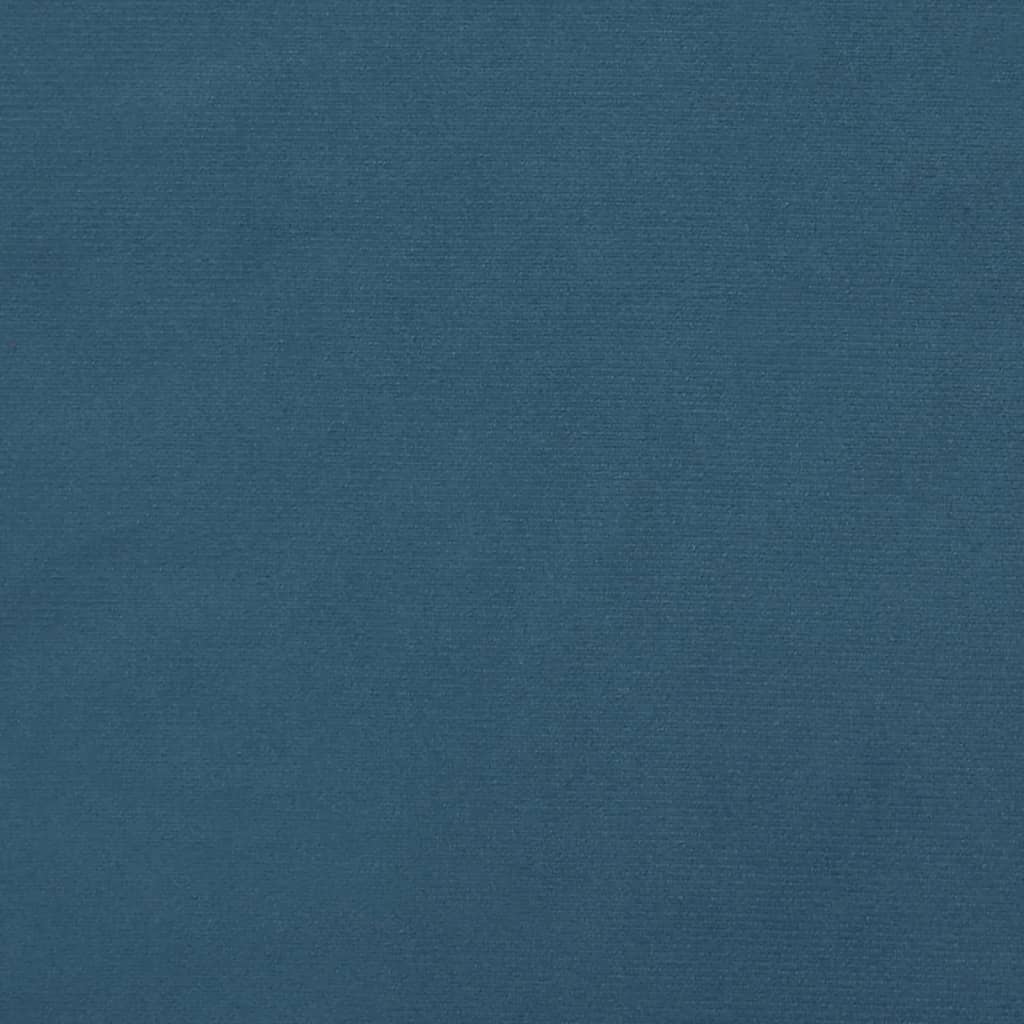 vidaXL Hoofdborden 2 st 80x5x78/88 cm fluweel donkerblauw