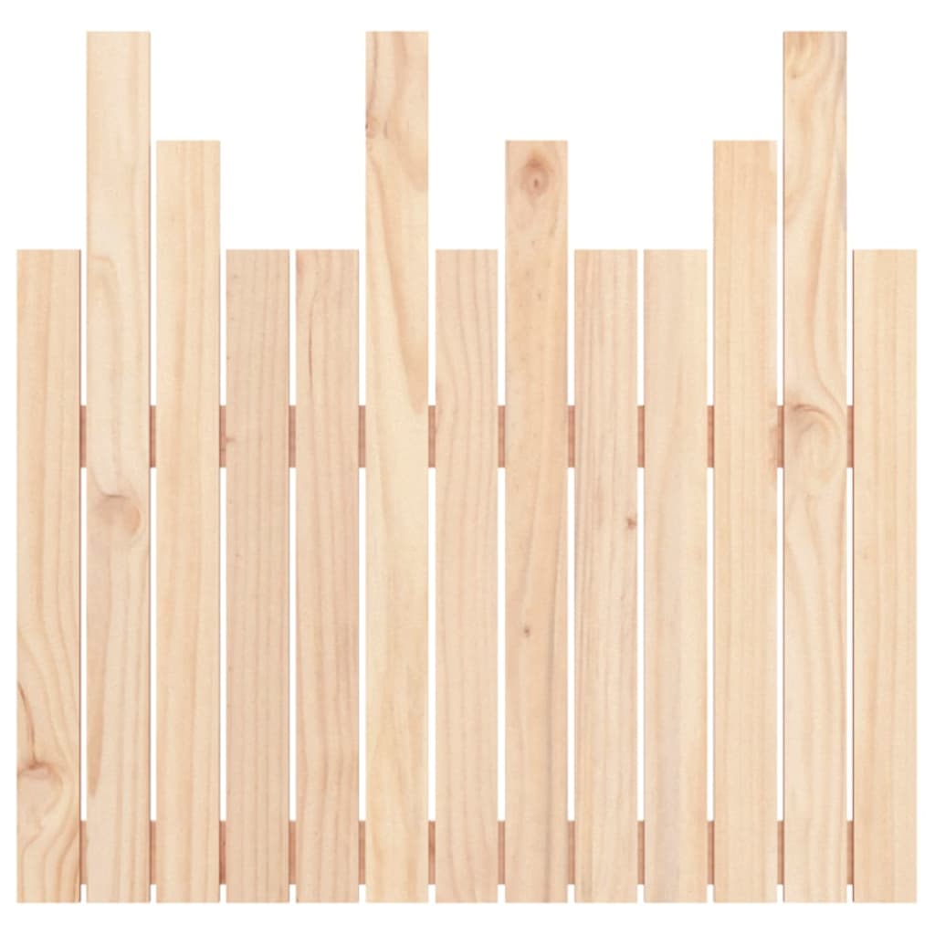 vidaXL Hoofdbord wandmontage 82,5x3x80 cm massief grenenhout