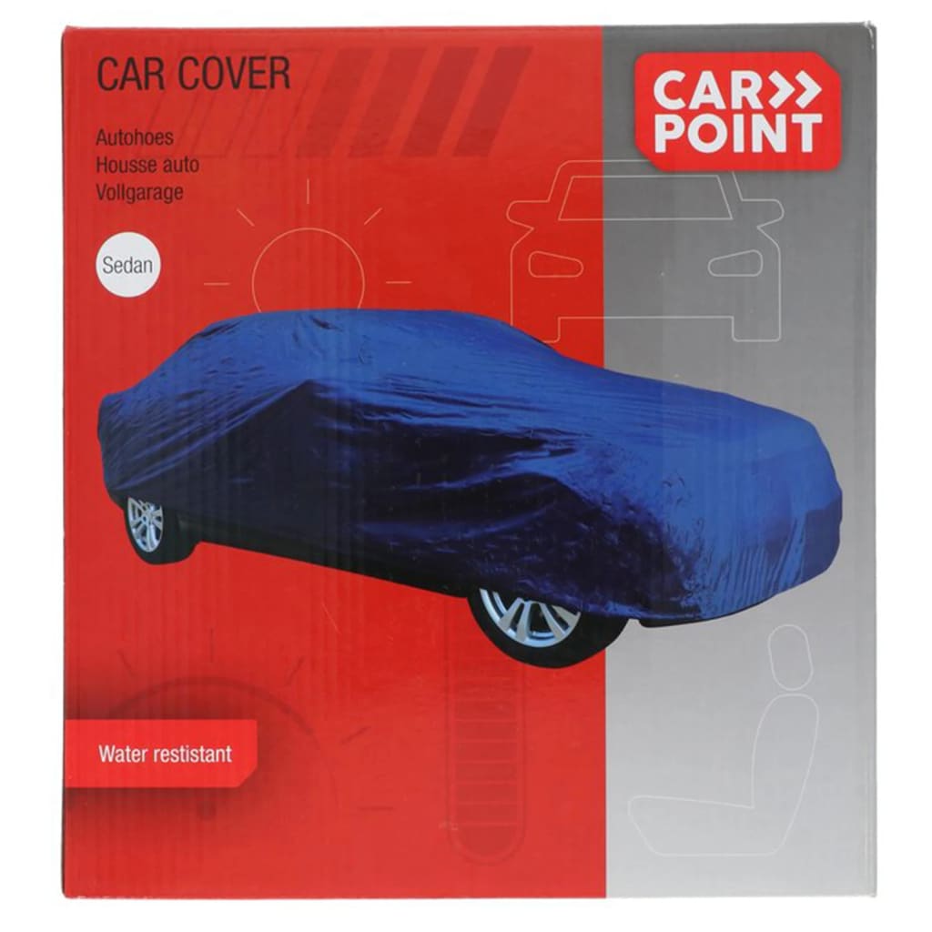 Carpoint autohoes XXL 524 x 191 x 122 cm polyester blauw