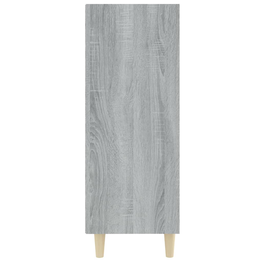 vidaXL Dressoir 69,5x32,5x90 cm bewerkt hout grijs sonoma eikenkleurig