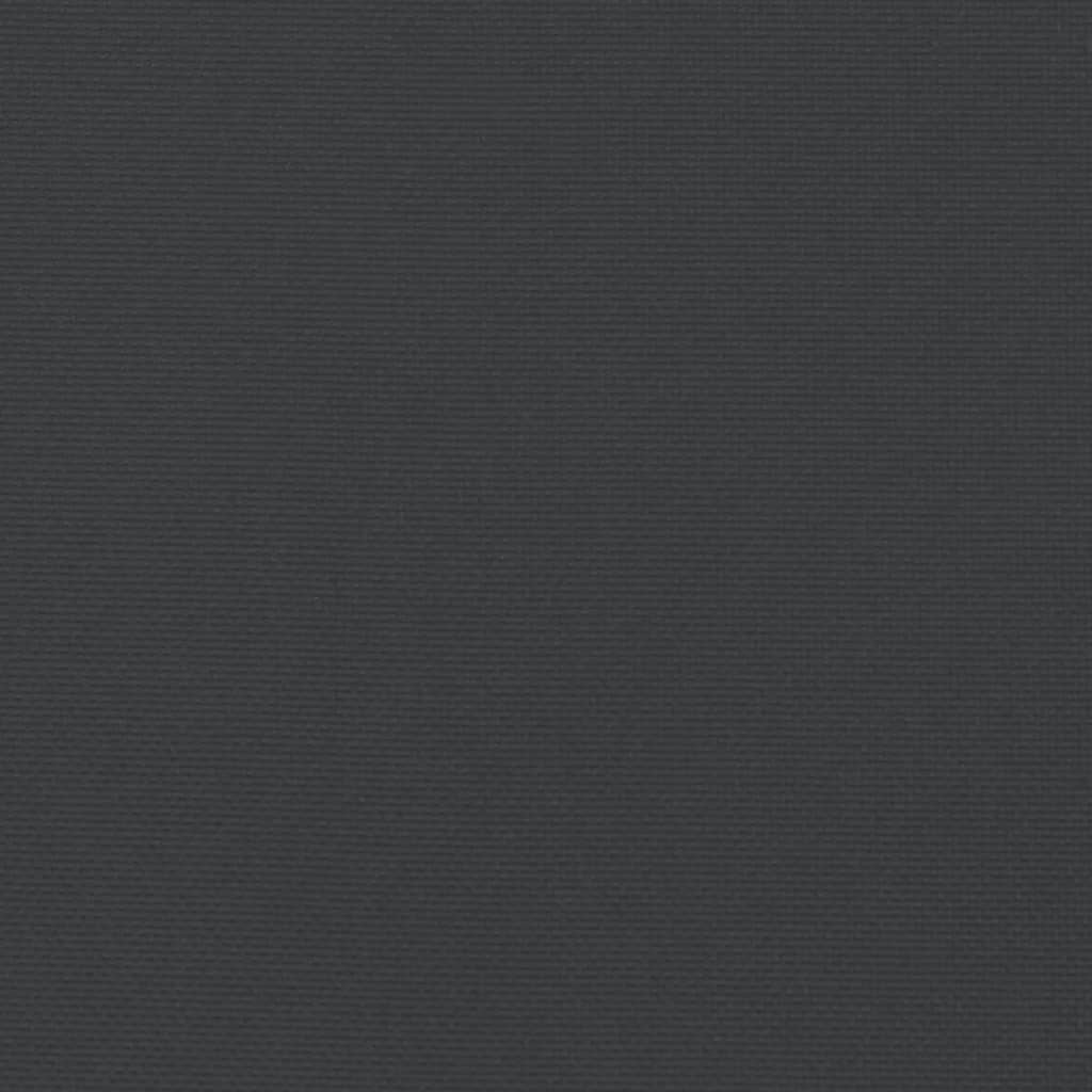 vidaXL Tuinbankkussen 200x50x7 cm stof zwart