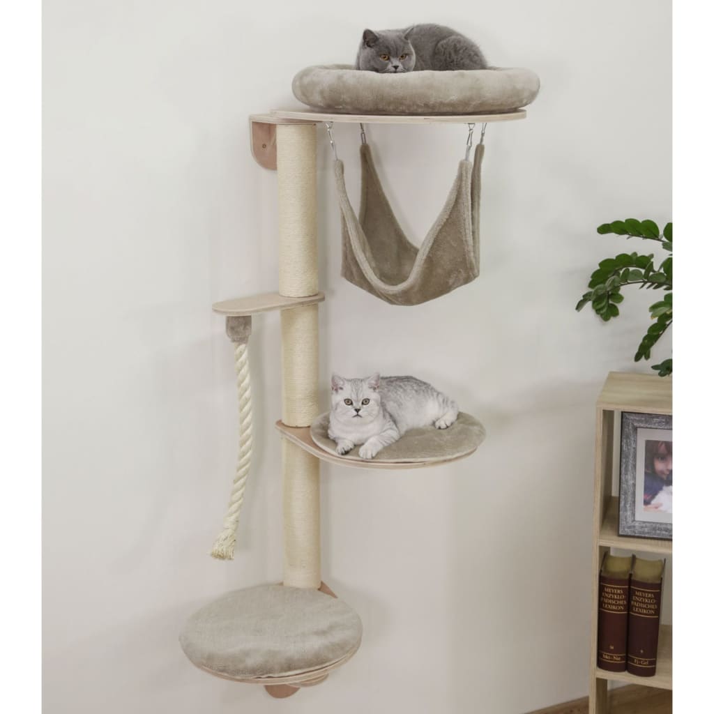 Kerbl Kattenmeubel Dolomit Grappa wandmontage 158 cm taupe
