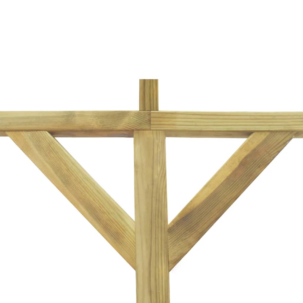 vidaXL B-stock Pergola 2x6x2,2 m geïmpregneerd massief grenenhout