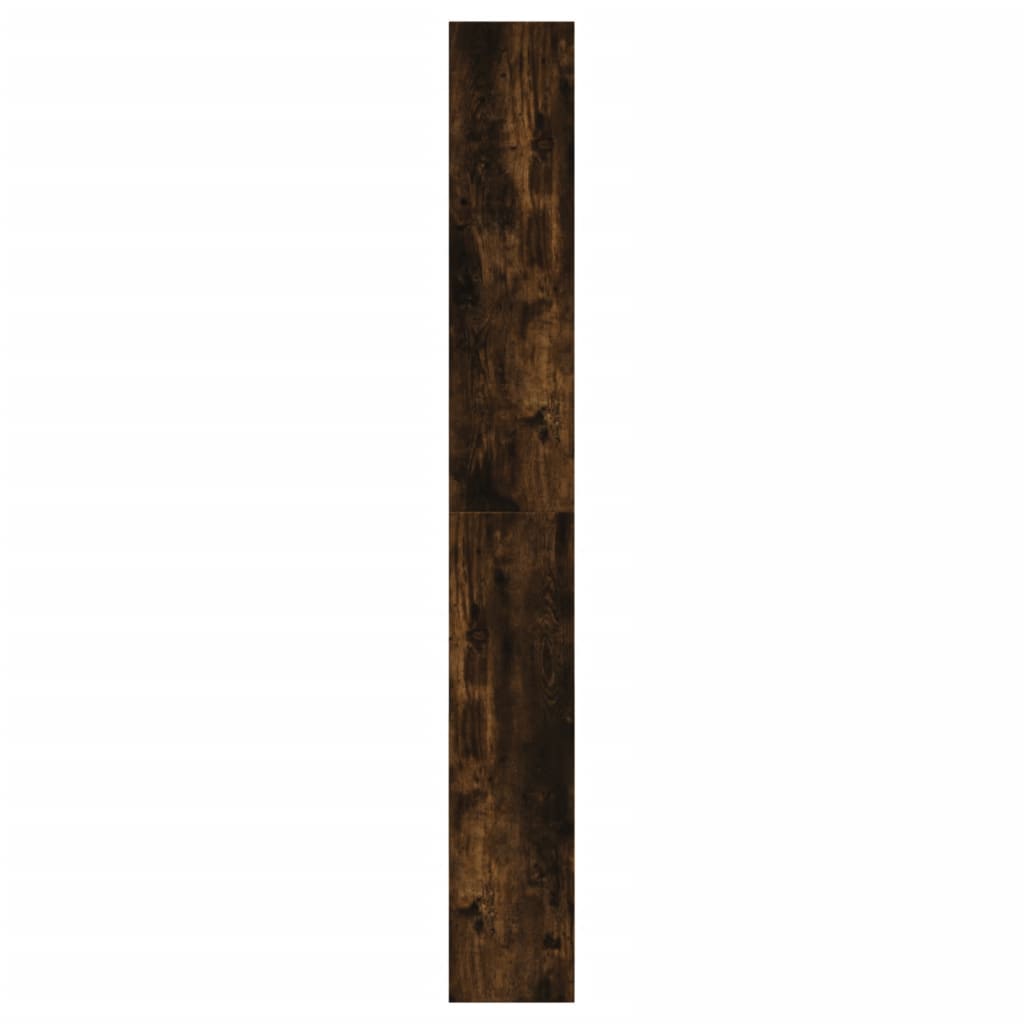 vidaXL Schoenenkast 60x21x163,5 cm bewerkt hout gerookt eikenkleurig