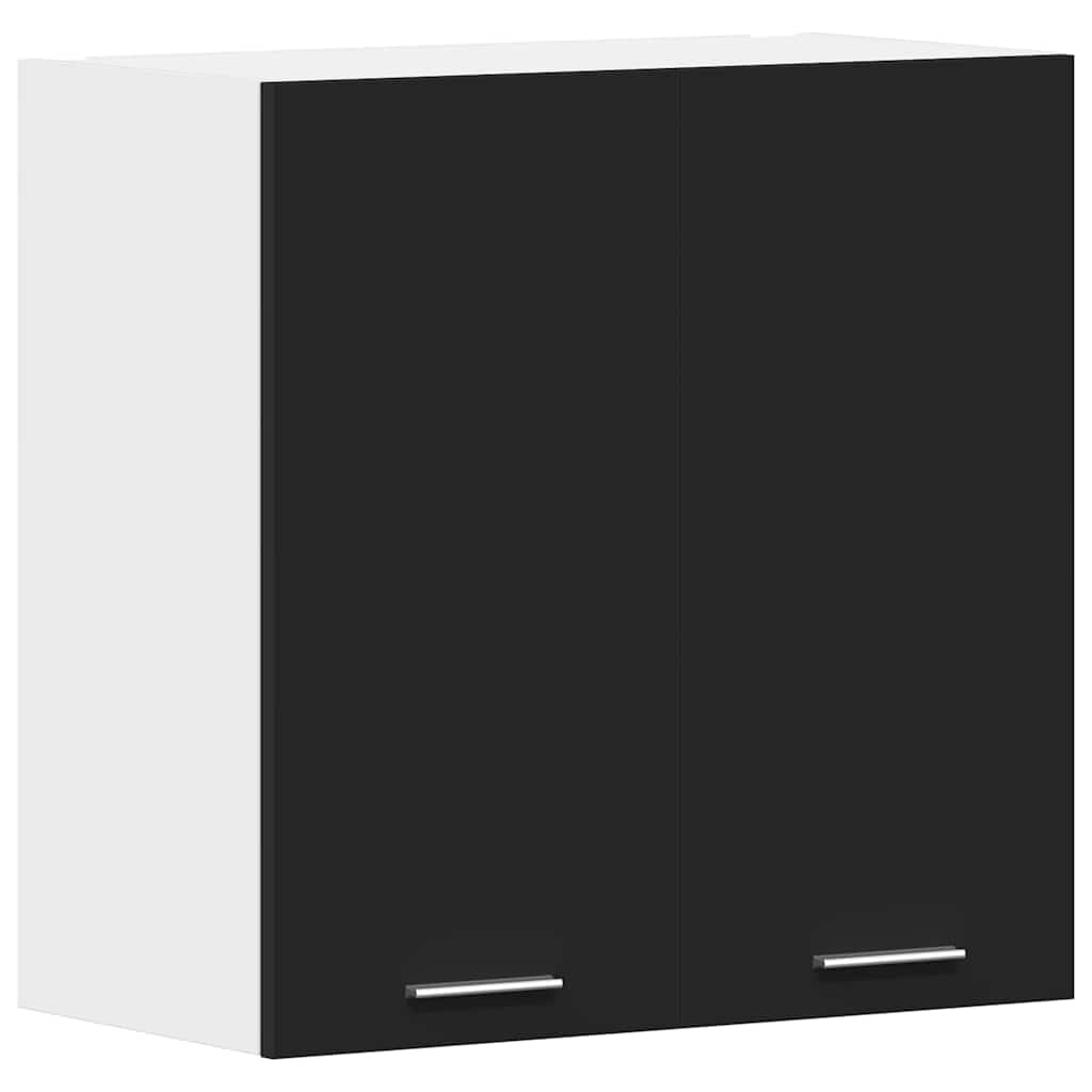 Wandkast hangend 80x31x60 cm bewerkt hout gerookt eikenkleurig