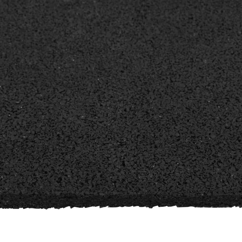 vidaXL Wasmachinemat anti-vibratie 60x60x1 cm zwart