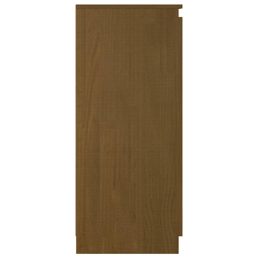 vidaXL Dressoir 60x36x84 cm massief grenenhout honingbruin