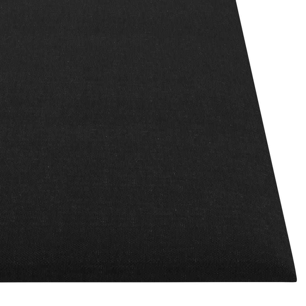vidaXL Wandpanelen 12 st 1,08 m² 30x30 cm stof zwart