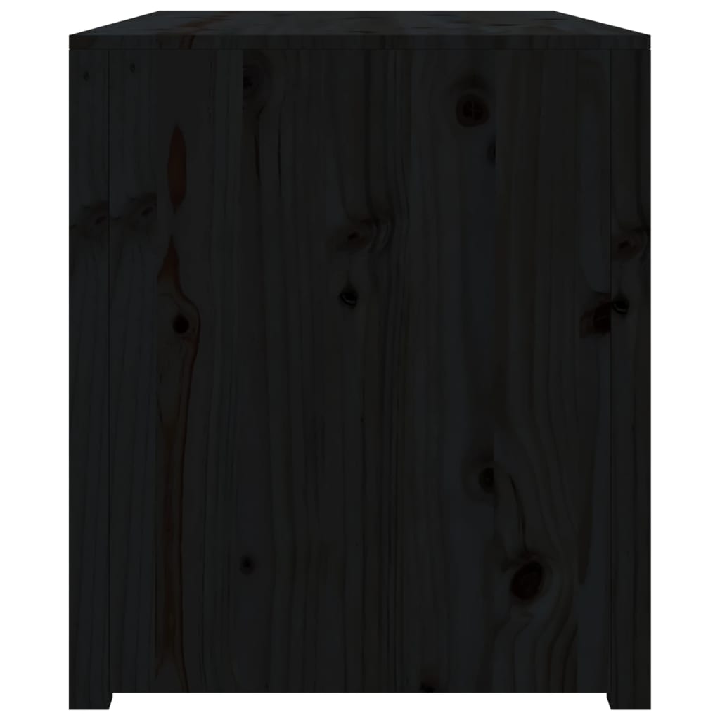 vidaXL Keukenkast voor buiten 106x55x64 cm massief grenenhout zwart