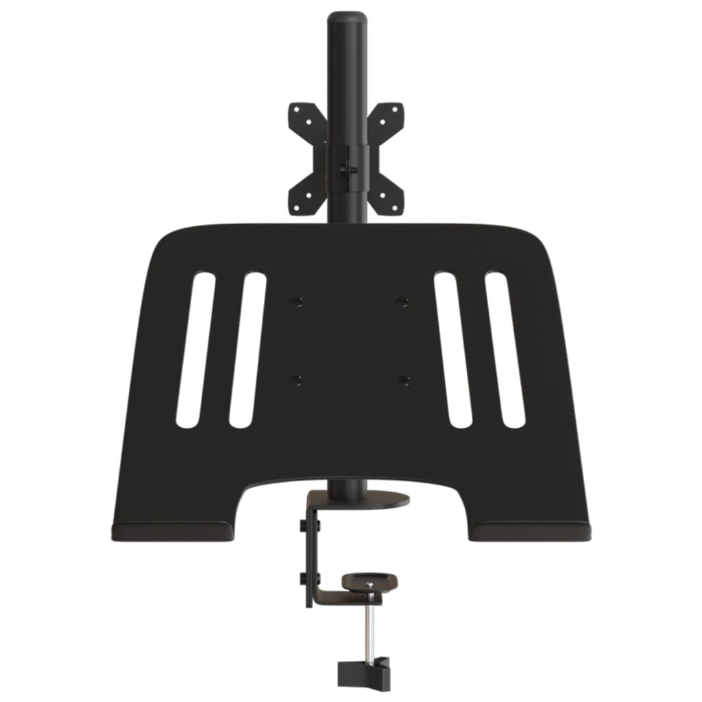 vidaXL Monitorbeugel VESA 75/100 mm zwart staal