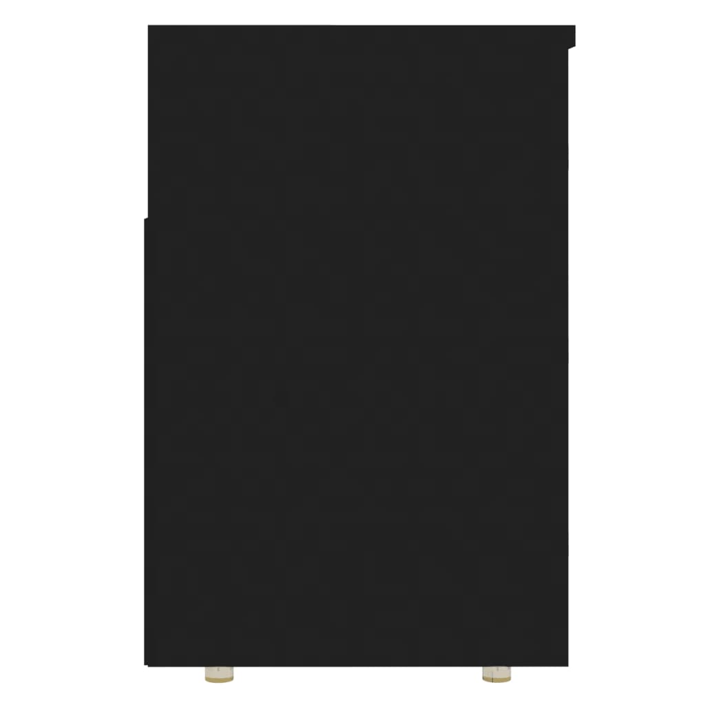vidaXL Schoenenbank 105x30x45 cm spaanplaat zwart