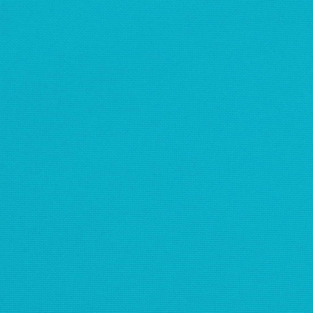vidaXL Stoelkussens 6 st hoge rug oxford stof turquoise