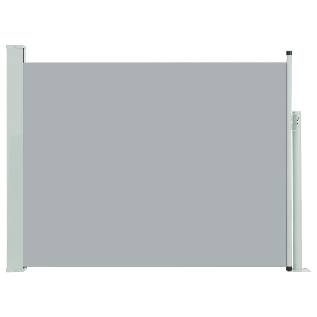 vidaXL Tuinscherm uittrekbaar 140x500 cm grijs