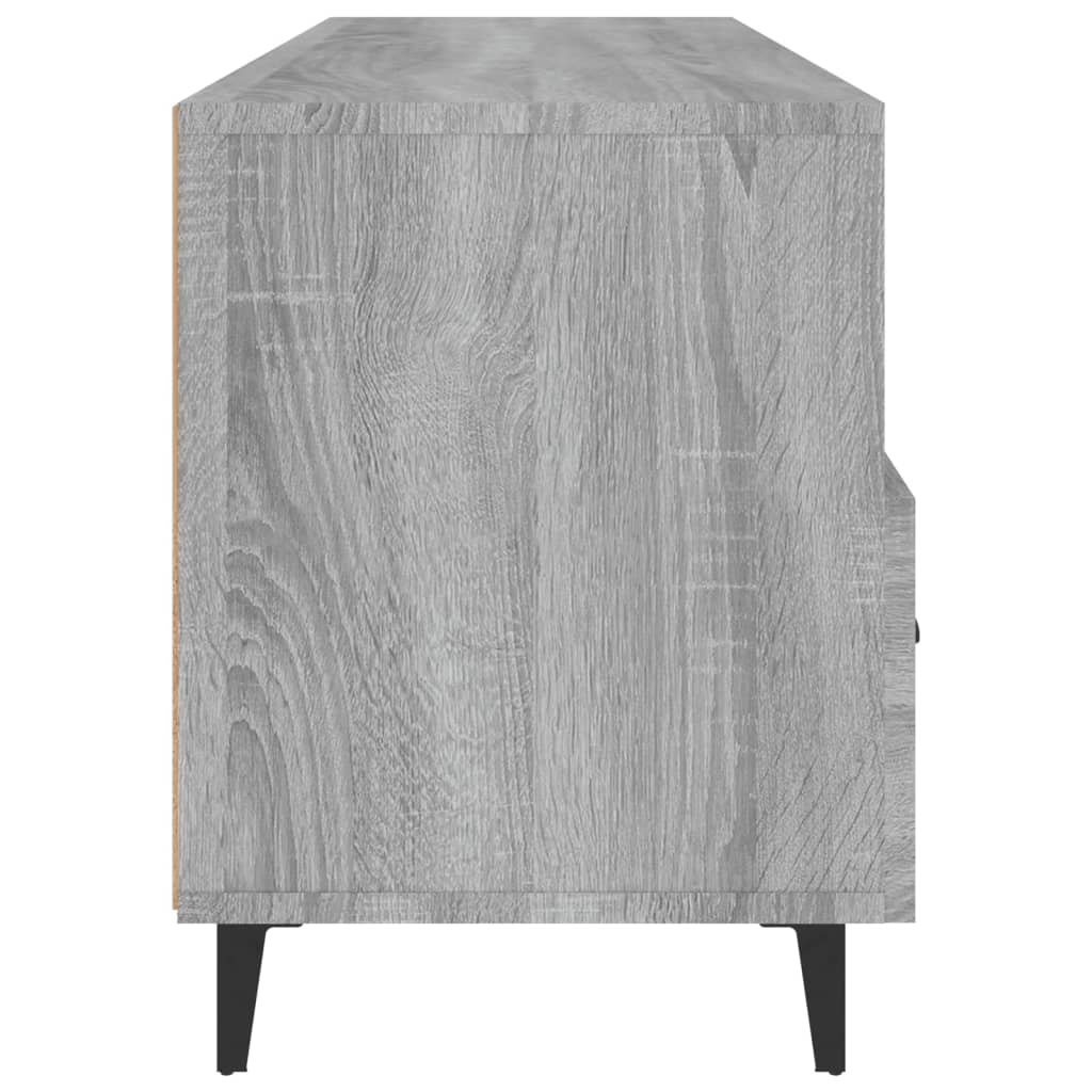 vidaXL Tv-meubel 102x35x50 cm bewerkt hout grijs sonoma eikenkleurig