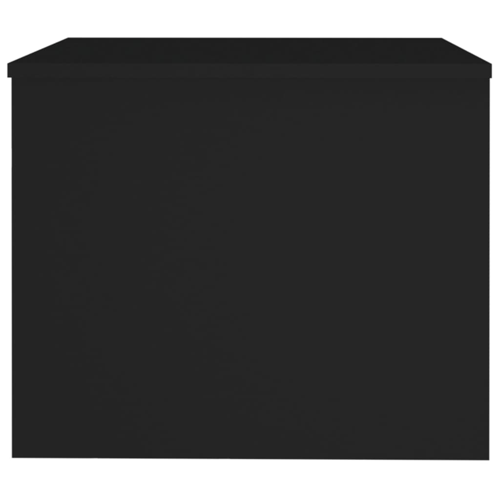 vidaXL Salontafel 80x50x40 cm bewerkt hout zwart