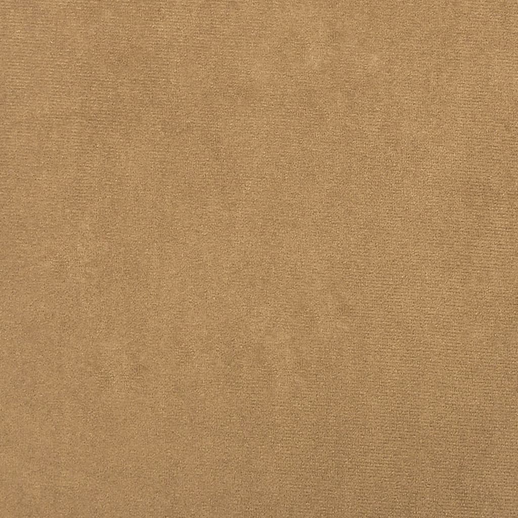 vidaXL 3-delige Loungeset fluweel bruin