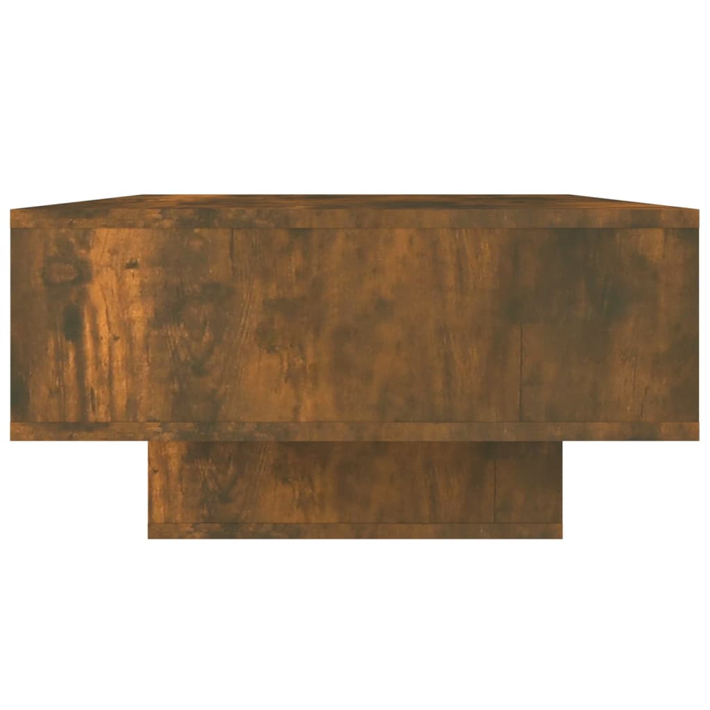 vidaXL Salontafel 105x55x32 cm bewerkt hout gerookt eikenkleurig