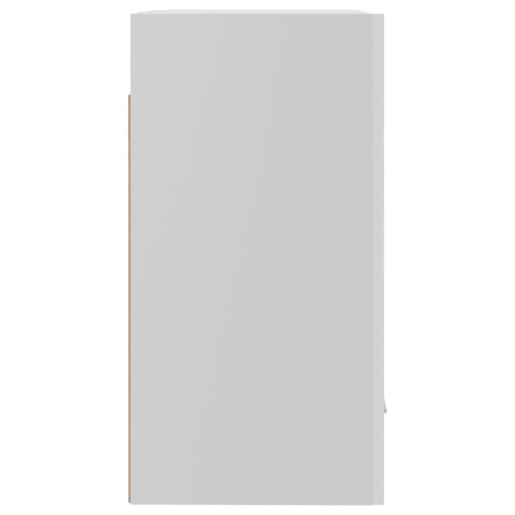 vidaXL Hangkast 50x31x60 cm spaanplaat hoogglans wit