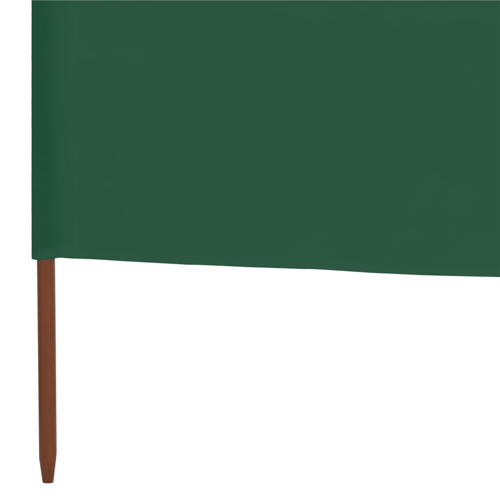 vidaXL Windscherm 6-panelen 800x160 cm stof groen