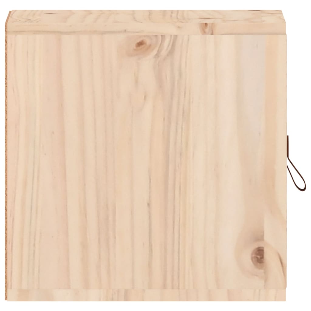 vidaXL Wandkast 31,5x30x30 cm massief grenenhout