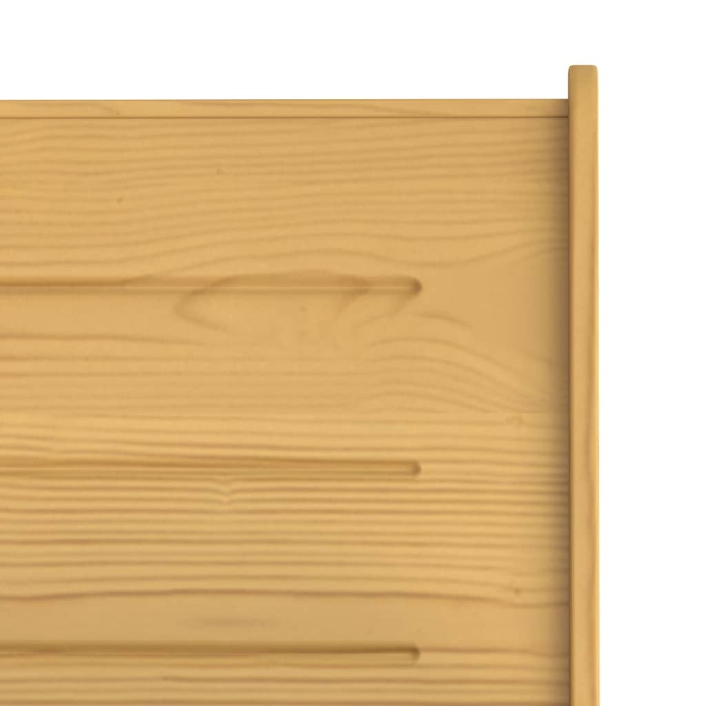 vidaXL Hoekbank 151 cm massief grenenhout honingbruin